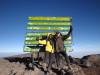 <small><b>Bilder von der Marangu Route aus dem Kilimanjaro-Gipfelbuch-Eintrag-Nr.: 307</b><br>Eintrag-Titel : Kibo Besteigung September 2013 von Frank Flammersberger vom 2013-09-24 11:02:27<br><b>Bild-Beschreibung : Uhuru Peak</b></small>