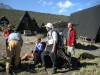 <small><b>Bilder von der Marangu Route aus dem Kilimanjaro-Gipfelbuch-Eintrag-Nr.: 59</b><br>Eintrag-Titel : Mit 16-köpfiger Gruppe zum Uhuru Peak von Helmut Baltes vom 2003-08-31 10:24:21<br><b>Bild-Beschreibung : Ankunft an Horombo-Hut</b></small>