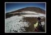 <small><b>Bilder von der Lemosho Route aus dem Kilimanjaro-Gipfelbuch-Eintrag-Nr.: 222</b><br>Eintrag-Titel : Macht Lust auf ein 2. Mal ! von Gunnar vom 2011-10-18 07:31:06<br><b>Bild-Beschreibung : Kraterwand am Uhuru Peak</b></small>
