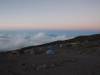 <small><b>Bilder von der Machame Route aus dem Kilimanjaro-Gipfelbuch-Eintrag-Nr.: 260</b><br>Eintrag-Titel : Verrückt wie eine Banane im Kühlschrank** von Dieter G. Weiss vom 2013-01-22 13:27:42<br><b>Bild-Beschreibung : Morgendämmerung im Karanga Camp</b></small>