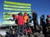 <small><b>Bilder von der Machame Route aus dem Kilimanjaro-Gipfelbuch-Eintrag-Nr.: 276</b><br>Eintrag-Titel : Christina Uhuru Peak  2013 von Christina Neidhold vom 2013-02-24 13:03:32<br><b>Bild-Beschreibung : Christina und Oktat Uhuru Peak 2013</b></small>