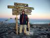 <small><b>Bilder von der Machame Route aus dem Kilimanjaro-Gipfelbuch-Eintrag-Nr.: 112</b><br>Eintrag-Titel : Ein unvergessliches Erlebnis von K.H.Nöth, W.Robl, H.Erbes vom 2005-02-20 06:05:00<br><b>Bild-Beschreibung : Heribert Erbes am Uhuru Peak</b></small>