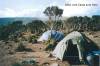 <small><b>Bilder von der Machame Route aus dem Kilimanjaro-Gipfelbuch-Eintrag-Nr.: 61</b><br>Eintrag-Titel : Durchsteigung des Great Western Breach von Klaus und Petra Pumple vom 2003-10-12 11:42:00<br><b>Bild-Beschreibung : Im Shira Camp</b></small>