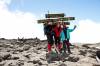<small><b>Bilder von der Lemosho Route aus dem Kilimanjaro-Gipfelbuch-Eintrag-Nr.: 318</b><br>Eintrag-Titel : Lemosho Route mit Crater Camp von Rüdiger Achtenberg vom 2013-11-20 12:41:37<br><b>Bild-Beschreibung : Uhuru Peak ist erreicht</b></small>