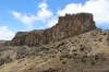 <small><b>Bilder von der Lemosho Route aus dem Kilimanjaro-Gipfelbuch-Eintrag-Nr.: 348</b><br>Eintrag-Titel : Zum 50. einen Traum verwirklicht von Bernd Lauterbach vom 2014-10-15 12:51:06<br><b>Bild-Beschreibung : Der Lava Tower</b></small>