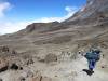 <small><b>Bilder von der Lemosho Route aus dem Kilimanjaro-Gipfelbuch-Eintrag-Nr.: 259</b><br>Eintrag-Titel : Januar 2013 von Christian vom 2013-01-16 11:07:47<br><b>Bild-Beschreibung : Tag 5 - Weg zum Barafu Camp</b></small>