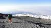 <small><b>Bilder von der Machame Route aus dem Kilimanjaro-Gipfelbuch-Eintrag-Nr.: 389</b><br>Eintrag-Titel : Meine Kilimanjaro Besteigung im August 2017 von Jens Radicke vom 2017-10-07 16:44:01<br><b>Bild-Beschreibung : Abschied vom Gipfel</b></small>