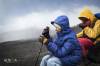 <small><b>Bilder von der Historische Aufstiege aus dem Kilimanjaro-Gipfelbuch-Eintrag-Nr.: 369</b><br>Eintrag-Titel : Mit 86 Jahren am Uhuru Peak von Angela Vorobyova vom 2015-11-12 12:31:27<br><b>Bild-Beschreibung : Tagesaufmarsch von Barafu aus</b></small>
