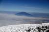 <small><b>Bilder von der Machame Route aus dem Kilimanjaro-Gipfelbuch-Eintrag-Nr.: 298</b><br>Eintrag-Titel : Kibo 2013 via Machame / Western Breach von Rüdiger Achtenberg vom 2013-09-02 14:10:42<br><b>Bild-Beschreibung : Blick auf den Mount Meru</b></small>