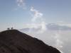 <small><b>Bilder von der Machame Route aus dem Kilimanjaro-Gipfelbuch-Eintrag-Nr.: 279</b><br>Eintrag-Titel : Kilimanjaro Februar 2013 von Katrin vom 2013-03-02 18:15:59<br><b>Bild-Beschreibung : Mt.Meru - Am Gipfel</b></small>