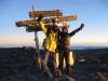 <small><b>Bilder von der Lemosho Route aus dem Kilimanjaro-Gipfelbuch-Eintrag-Nr.: 197</b><br>Eintrag-Titel : August 2009 von Ira Baunach vom 2010-03-18 15:29:03<br><b>Bild-Beschreibung : Juchhuuu ich hab`s geschafft !!!</b></small>