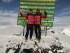 <small><b>Bilder von der Lemosho Route aus dem Kilimanjaro-Gipfelbuch-Eintrag-Nr.: 265</b><br>Eintrag-Titel : Kibo-Besteigung 31. Januar 2013 von Marius Mager vom 2013-02-08 09:04:28<br><b>Bild-Beschreibung : Marius & Josef on the summit</b></small>