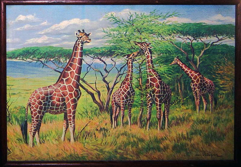 Datei:1953 Giraffen Michael Mathias Kiefer.jpg