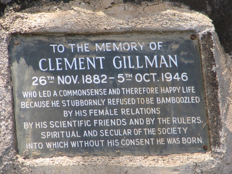Datei:1946 Grabstein Clement Gillman.jpg